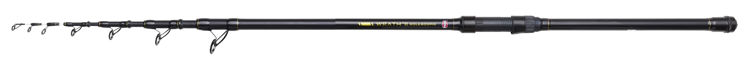 PENN Wrath II Bolescopic Rod, Fishing Rod, Spinning Rods, Sea Fishing, Strong yet Sensitive Blank With a Telescopic Design for Easy Transport, Unisex, Assorted, 2.70m | 110g