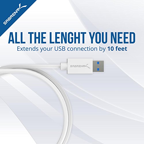 Sabrent USB-C to Micro-B Cable, 3'  , White (CB-301W)
