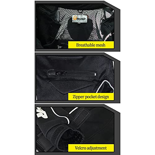 Heren motorrijjas vier seizoenen ademende motorjas - Afbeelding 6