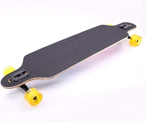 GDYYZYQ Professional Road Skateboard Double Dance Longboard Men And Women Adult Children Travel Maple Four Wheel Scooter Drift Board