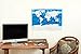 Scratch Off World Map By Trip Fix: Personalized Travel Poster, Blue And Silver Colored, Detailed And Educational Adventure Tracker, Divided USA States, Unique Gift, Home Decor, Geography Teacher Tool