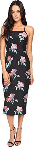 Stone Cold Fox Women's Camellia Dress Black Peony Print 3