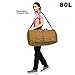 Gonex 80L Packable Travel Duffle Bag Foldable Duffel Bags for Luggage Gym Sports Camping Travelling Cycling Storage Shopping Water & Tear Resistant Gold