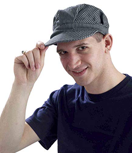 Forum Novelties 65493 Deluxe Engineer Hat-Adult, Multi-Color, Standard, As Shown - //coolthings.us