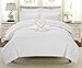 Swift Home Twin Comforter - Lightweight & Extra Soft Down Alternative Bedding - All-Season Comfortable Bed Comforter - Wrinkle Fade Stain Resistant - White, Twin