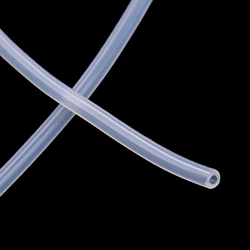 SunniMix 1x White Silicone Nitro Glow Fuel Line Tube Pipes 10cm/3.93inch RC Part Accessory