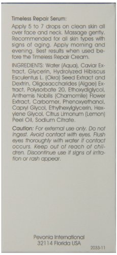 Pevonia Ligne Myoxy-Caviar Timeless Repair Serum, 1 Fluid Ounce