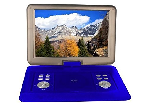 Milanix 15.4" HD Portable DVD Player, CD Player, Swivel Angle Adjustable Display Screen, USB/SD Card Memory Readers, and Built-in Rechargeable Battery with Remote Control, And Subtitles (optional) - Thumbnail 3