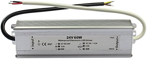 MIYOLE 24v led power supply DC24V Output 60W Waterproof IP67 Ac110-240V LED Driver 190*48*34mm Alumium Transformer 24v power supply