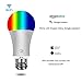 Hot Smart WiFi Bulb Colour Changing Remote Control by Smartphone IOS & Android Compatible with Alexa (Silver)