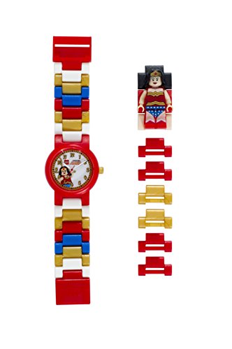 LEGO Watches and Clocks Girl's 'Dc Universe Wonder Woman' Quartz Plastic Casual watchMulti Color (Model: 8020271)