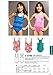 Kwik Sew K3785 Swimsuits Sewing Pattern, Size XS-S-M-L-XL