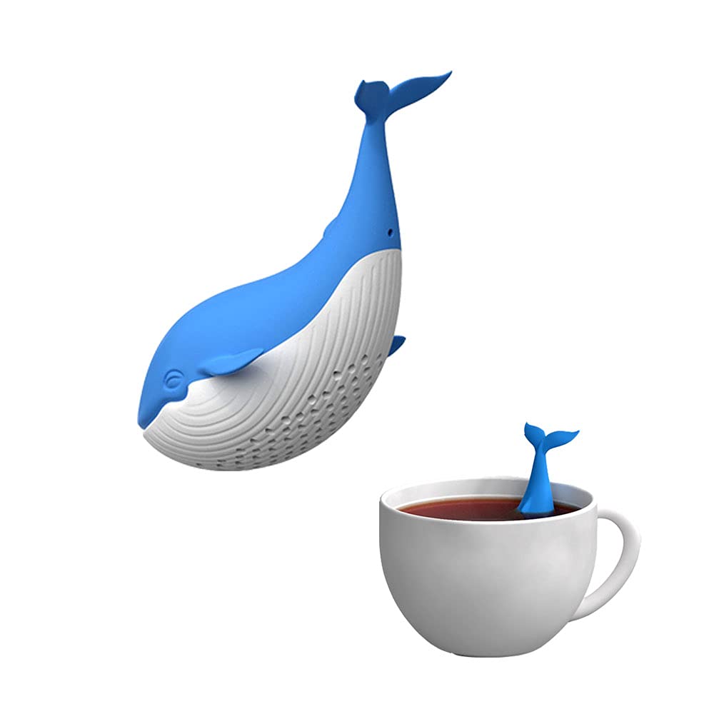 Photo 1 of Tea Infuser,Whale Filter Diffuser Loose Tea Silicone Strainer for Different Mugs and Leaves