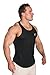 Dri Fit Microfiber Bodybuilding Stringer Tank Top Y-Back Racerback, Large, Black