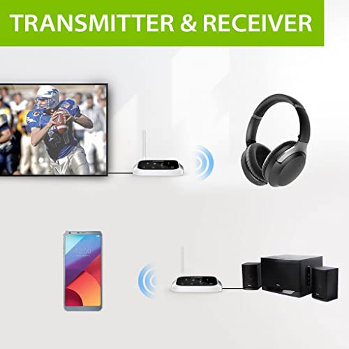 Avantree Oasis C Bluetooth Transmitter & Receiver for TV with Dual