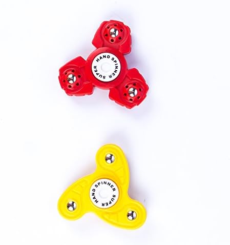 Redditline Spinner Fidget, High Speed Stainless Steel Bearing Focus The Anti-Anxiety 360 Spinner Helps Focusing ,Finger Spinner For Kids &amp; Adults 2PCS (Mixed color)