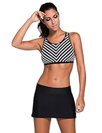 Evaless, parte baja de traje de baño, pollera, bikini de color sólido, pretina (S-XXXXL)