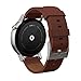 Motorola Moto 360 (2nd Gen.) - Mens 46mm, Silver with Cognac Leather