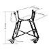 Dracarys Rolling Cart for Big Green Egg Accessories Rolling Nest with Heavy Duty Locking Caster Wheels Powder Coated Steel Rolling Outdoor Cart for Large Big Green Egg Kamado Joe Grill Stand