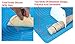 Silicone Baking Mats,Non Stick & Non Slip Baking Pastry Mat for Rolling Out Dough,Reusable,Heat Resistant,BPA Free,Non-Toxic,Easy to Clean With Measurements-Blue