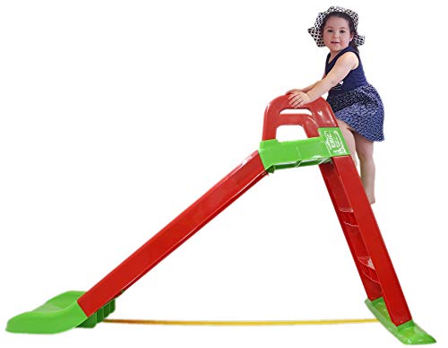 BUSDUGA Rutsche Rot - kompakte Kinderrutsche ab 18 Monate - robuster Kunststoff – Bild 4