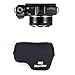 MegaGear ''Ultra-Light'' Neoprene Camera Case, Bag - Protective Cover for Canon PowerShot G1 X Mark II - with Carabiner for Easy Carrying (Black)