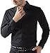 Formal Casual Dress Shirt for Men Button Down Black (M) KL-1 CL1044