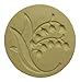 Brown Bag Lily of the Valley Cookie Stamp - Art Nouveau Flower Series