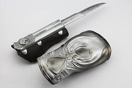 NECA Assassin's Creed 1:1 Hidden Blade Brotherhood Ezio Auditore Gauntlet Replica Cosplay