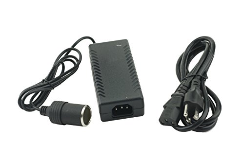 Excelity Portable 5 Amp AC to DC 12V DC Power Adapter Car Cigarette Lighter Socket Charger