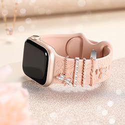 DaQin Flower Engraved Band Compatible with Apple