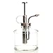 Purism Style Plant Mister- Clear Color Glass Bottle & Brass Sprayer (Antique Copper)