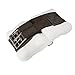Intrepid International English Girth with Fleece - Breathable Lightweight Horse Girth for English Saddle, Double Elastic Easy Attachment, Brown with White Fleece