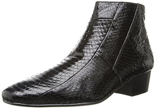 Giorgio Brutini Men's Genuine Snake Skin Look 15549 Boots,Black