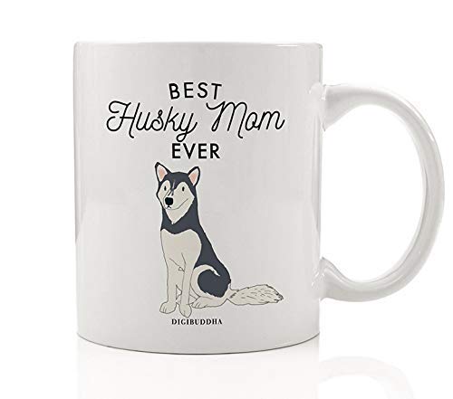 husky mom mug