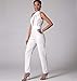 McCall's Patterns M7366 Misses' Pleated Surplice or Plunging-Neckline Rompers, Jumpsuits & Belt, E5 (14-16-18-20-22)