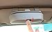 HOLDCY Sunglass Clip Holder for Car Sun Visor,Eye Glasses Storage Box - Automotive Accessories Leather 1Pcs Apply to All Car Models (Red)
