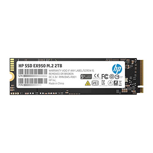 HP EX950 M.2 2TB PCIe 3.1 x4 NVMe 3D TLC NAND Internal Solid State