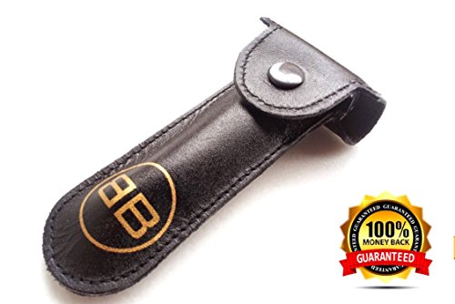 2 genuine leather case double edge safety razor protect…