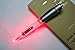 JASON YUEN 2PCS PACK Pen light ballpoint pen Metal 2 in 1 LED light up pen without extra refill and batteries in one box-writting and read in darkness night (Red light)