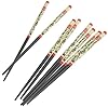 Global Decor 8-Piece Wooden Chopstick Set, Service for 4