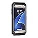 Galaxy S7 Case,Mangix 3C-Aone Gorilla Glass Luxury Aluminum Alloy Protective Metal Extreme Shockproof Military Bumper Finger Scanner Cover Shell Case Skin Protector for Samsung Galaxy S7 (Black)