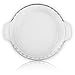 TrueCraftware 9.5 Inch - Clear Glass Baking Deep Pie Dish Plate
