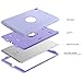 BENTOBEN Case for iPad Air (3rd Generation)10.5 2019/ iPad Pro 10.5 2017, 3 in 1 Heavy Duty Shockproof Rugged High Impact Resistant Hybrid Hard PC Soft Silicone Full Body Protective Table Case, Purple