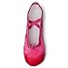 Kid Girl's Satin Practise Ballet Slipper Yoga Shoe