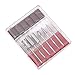 Pixnor 6pcs Manicure Pedicure Diamond Nail Bits Set with Sanding Bands for Electric Nail FileDrill