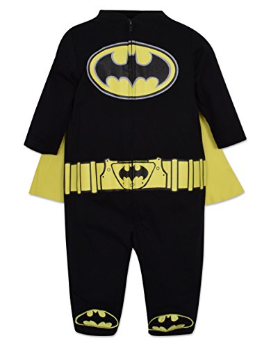 Baby Boys' Batman Costume Coverall with Cape - Image 3