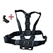 SHINEDA Adjustable Chest Harness Mount with J Hook Mount for GoPro Hero 1 2 3 3+ 4 cameras