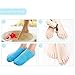 Pinkiou Spa Moisturizing Gel Socks for Dry Feet Ankles Cracked Heel Repair Repair Skin Care Treatment Soften Feet Booties Pedicure with Essential Oils Vitamins for Women Men(socks, blue)