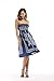 Zyyfly Bathing Suit Cover up Beach Dress Summer Casual Tube top Strapless Dress Sapphire